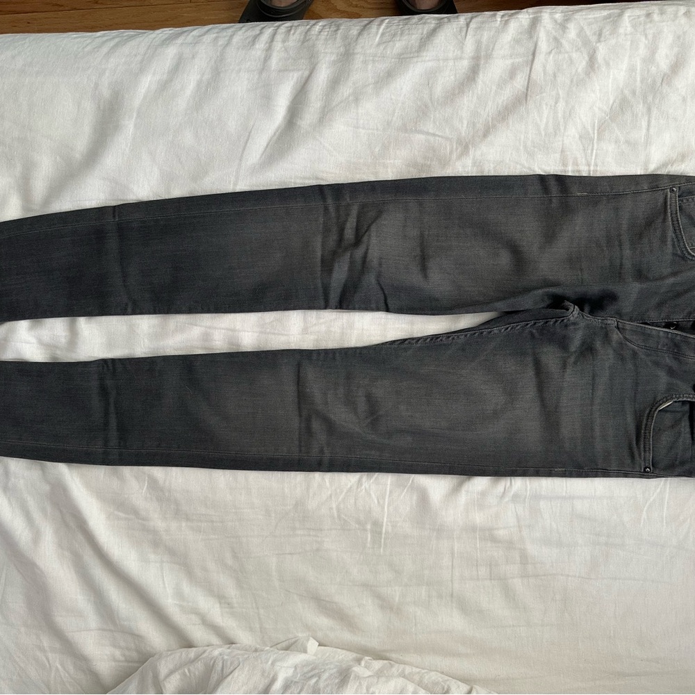 rag & bone silver gray Skinny Jeans. Fit 1